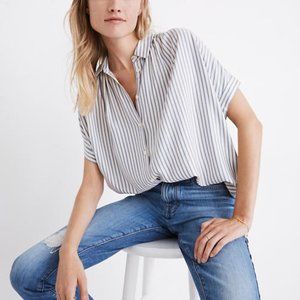Madewell W Central Shirt in Dalton Stripe